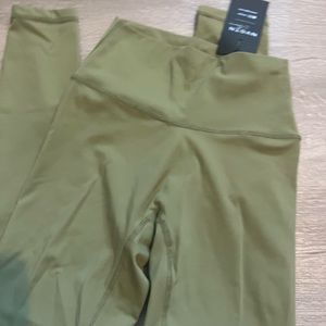 NVGTN navigation leggings size small green new with tags